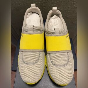 New in Box: Cole Haan Zerogrand Slipon Sneaker. Color: Grey/Yellow.  Size: 8.